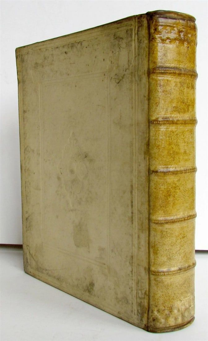 1765 Commentary on Prophet Jeremia by HERMAN VENEMA antique VELLUM BINDING V. I - 2