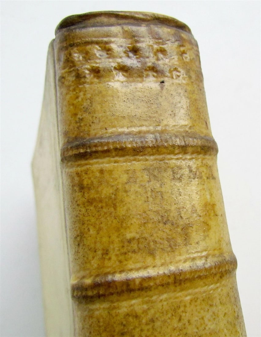 1765 Commentary on Prophet Jeremia by HERMAN VENEMA antique VELLUM BINDING V. I - 4