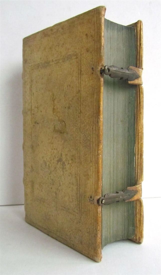 1685 Theologiae Moralis by SPORER antique BLINDSTAMPED PIGSKIN 17 CENTURY Vol II - 3