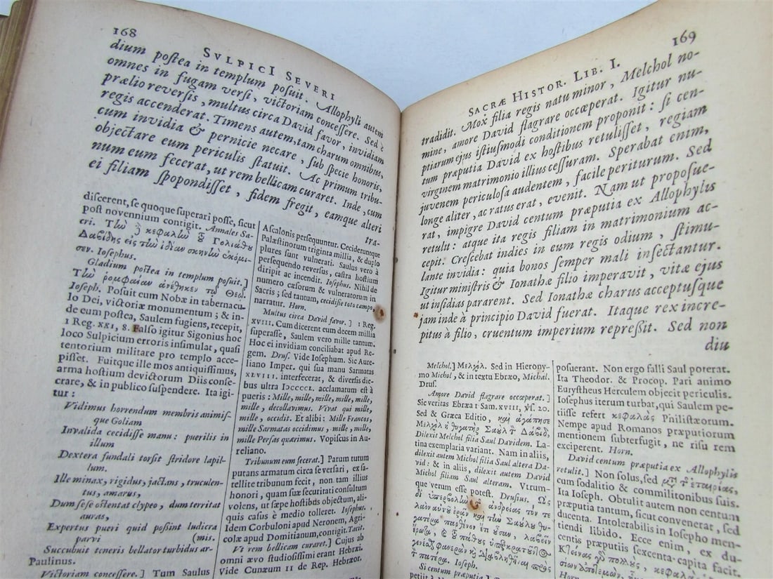 1647 Sulpici Severi Presbyteri. Opera omnia antique VELLUM BOUND - 9