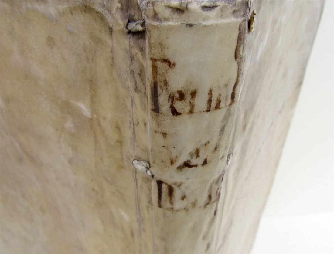 1741 CRIMINAL LAW N. Fermosini ANTIQUE VELLUM FOLIO CANONICA CIVILIA CRIMINALIA - 3