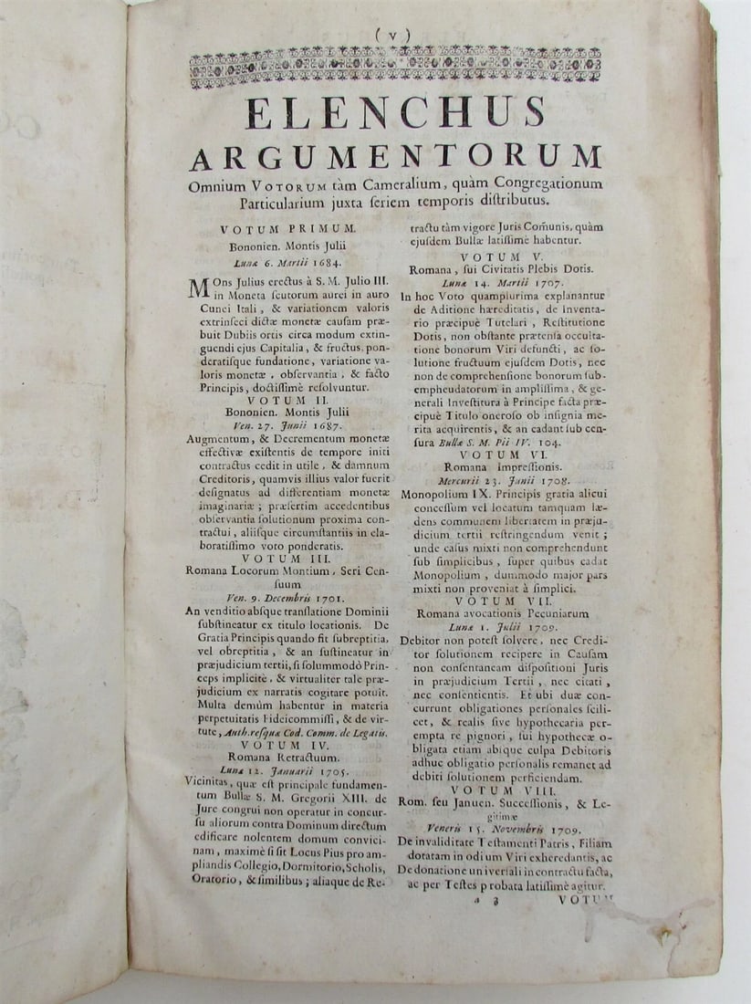 1741 CRIMINAL LAW N. Fermosini ANTIQUE VELLUM FOLIO CANONICA CIVILIA CRIMINALIA - 6