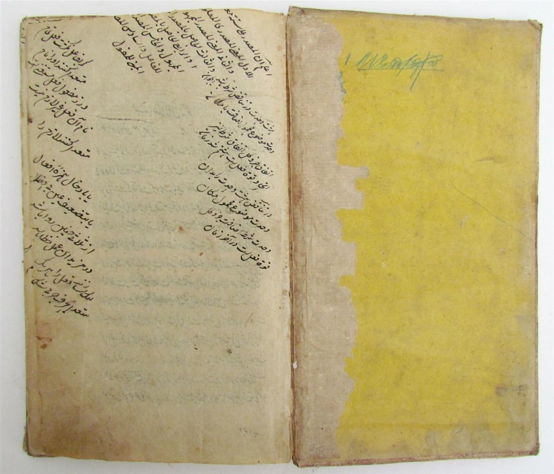 FARSI and ARABIC GRAMMAR MANUSCRIPT antique 19th CENTURY over 200 pages RARE - 3