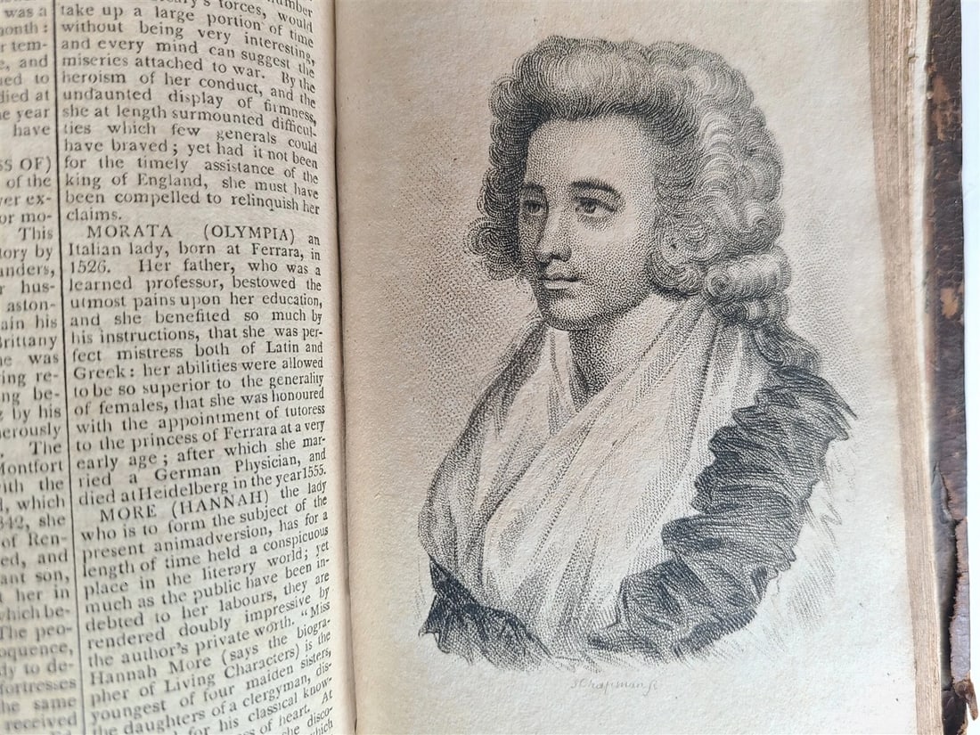 1804 MEMOIRS OF CELEBRATED FEMALE CHARACTERS Mary Pilkington ILLUSTRATED antique - 4