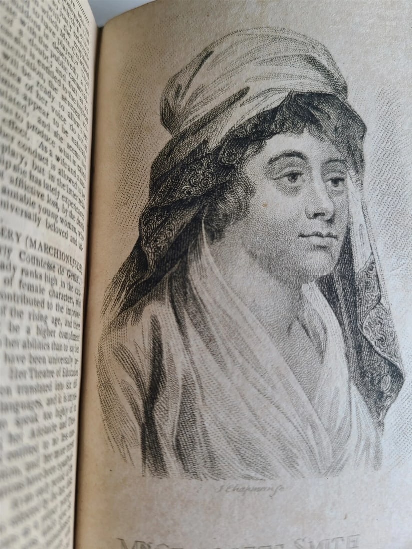 1804 MEMOIRS OF CELEBRATED FEMALE CHARACTERS Mary Pilkington ILLUSTRATED antique - 8