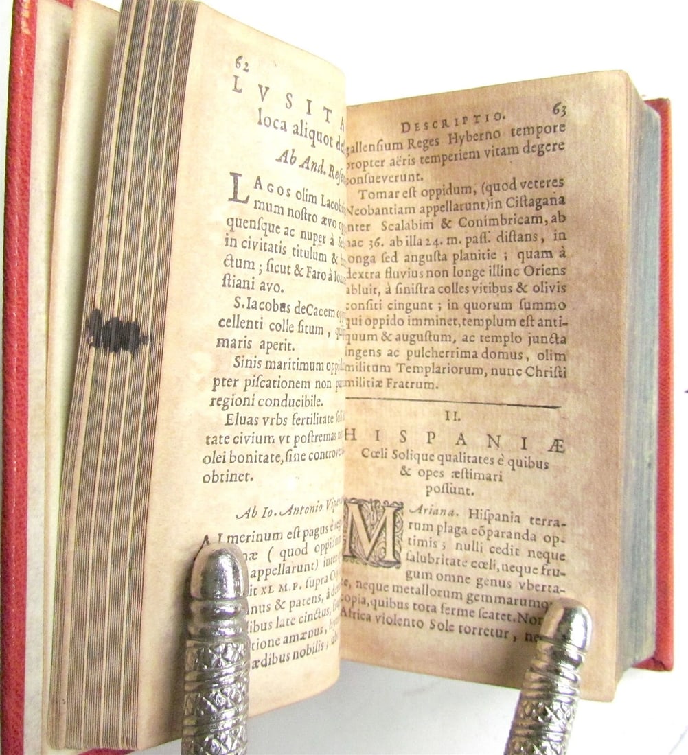 1629 SPAIN Hispania sive de regis antique Johannes Laet ELZEVIER 17th century - 3