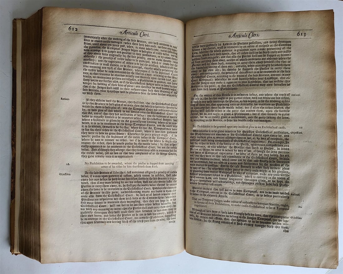 1681 SECOND PART of INSTITUTES of LAWS of ENGLAND antique in ENGLISH - 8