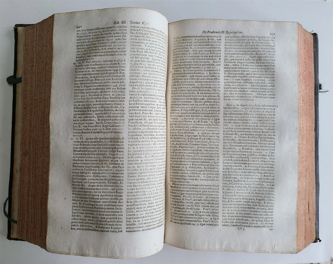 1723 CANON LAW Summa Jurisprudentiae Sacrae Universae antique FOLIO V. Pichler - 5
