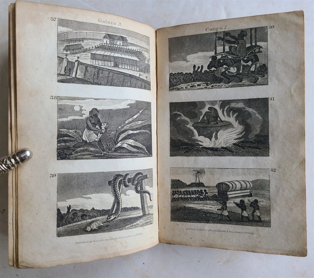 1821 SCENES in AFRICA antique illustrated CHILDRENS BOOK - 10