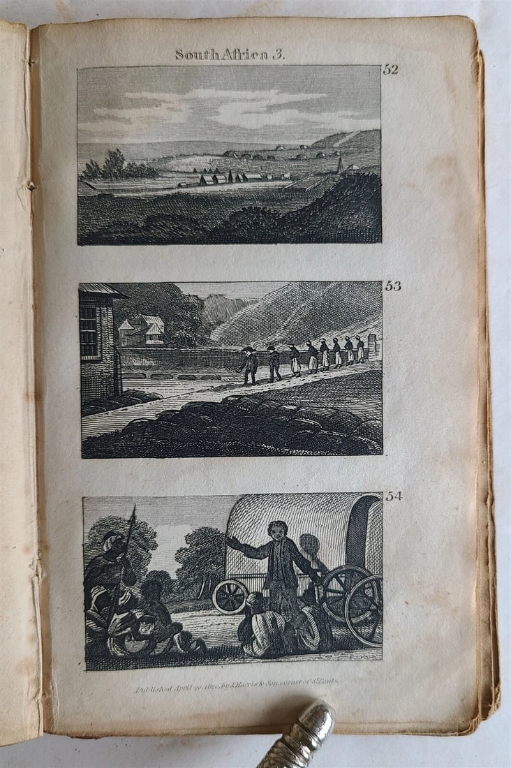 1821 SCENES in AFRICA antique illustrated CHILDRENS BOOK - 12