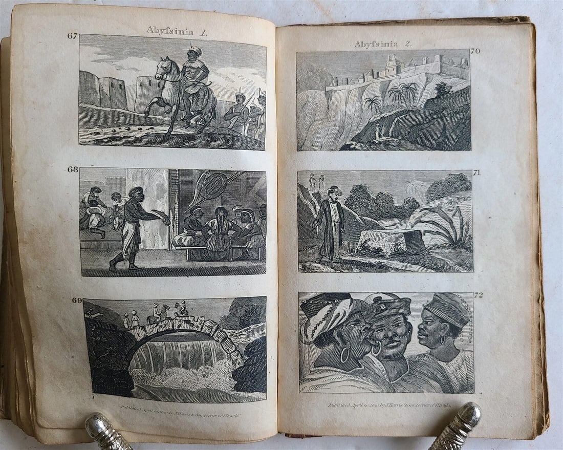 1821 SCENES in AFRICA antique illustrated CHILDRENS BOOK - 15