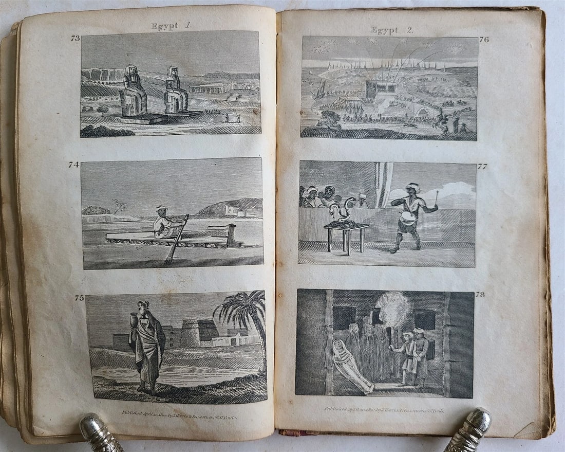 1821 SCENES in AFRICA antique illustrated CHILDRENS BOOK - 16