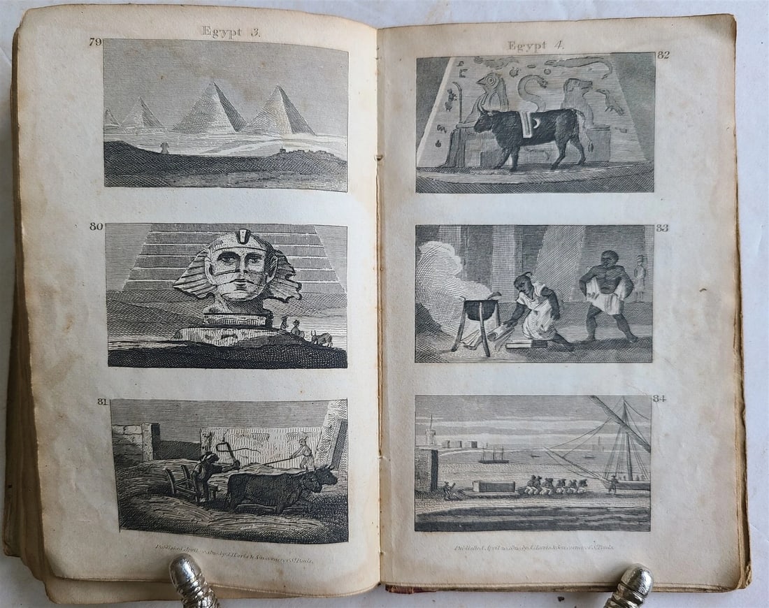 1821 SCENES in AFRICA antique illustrated CHILDRENS BOOK - 17