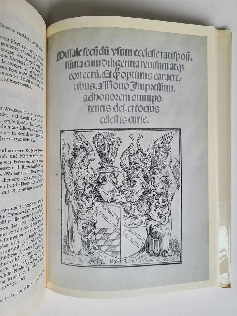ART OF PRINTING IN OLD BAMBERG 1458/59 to 1519 in GERMAN illustrated 1964 ed. - 5