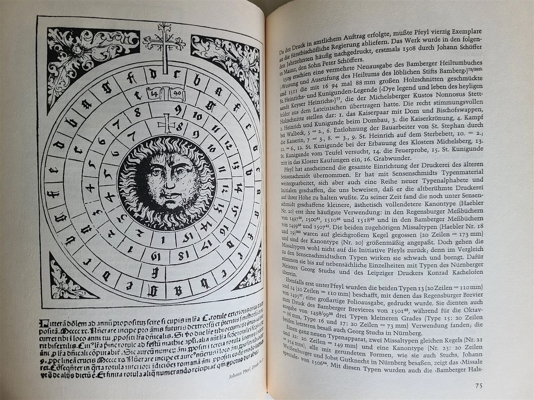 ART OF PRINTING IN OLD BAMBERG 1458/59 to 1519 in GERMAN illustrated 1964 ed. - 6