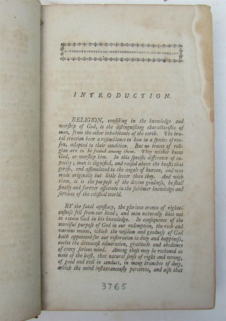 1795 SERMONS on MORAL LAW by DAVID MccLURE antique HARTFOD AMERICANA - 3