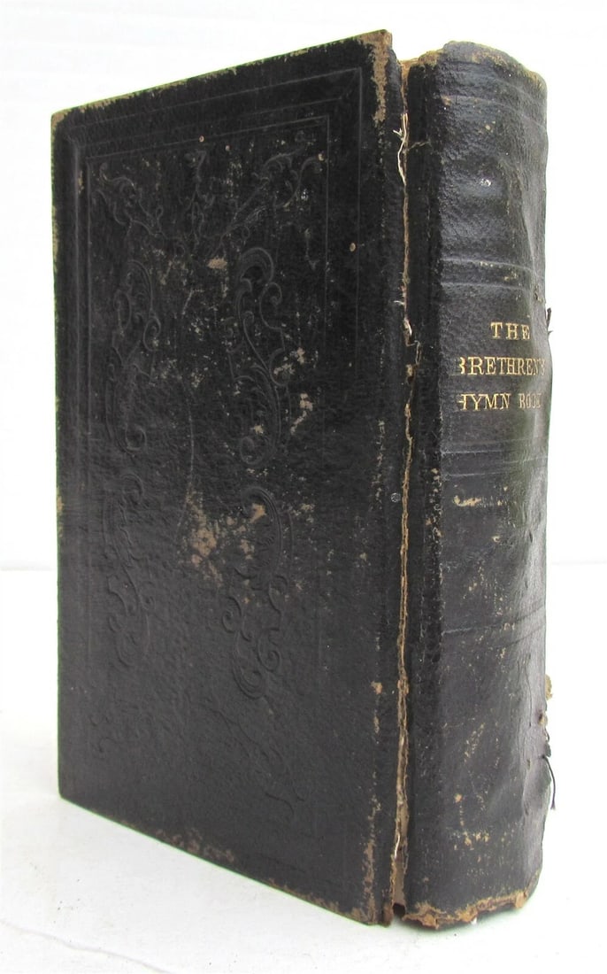 1882 FRATERNITY of BRETHREN COLLECTION OF PSALMS antique HUNTINGDON AMERICANA - 2