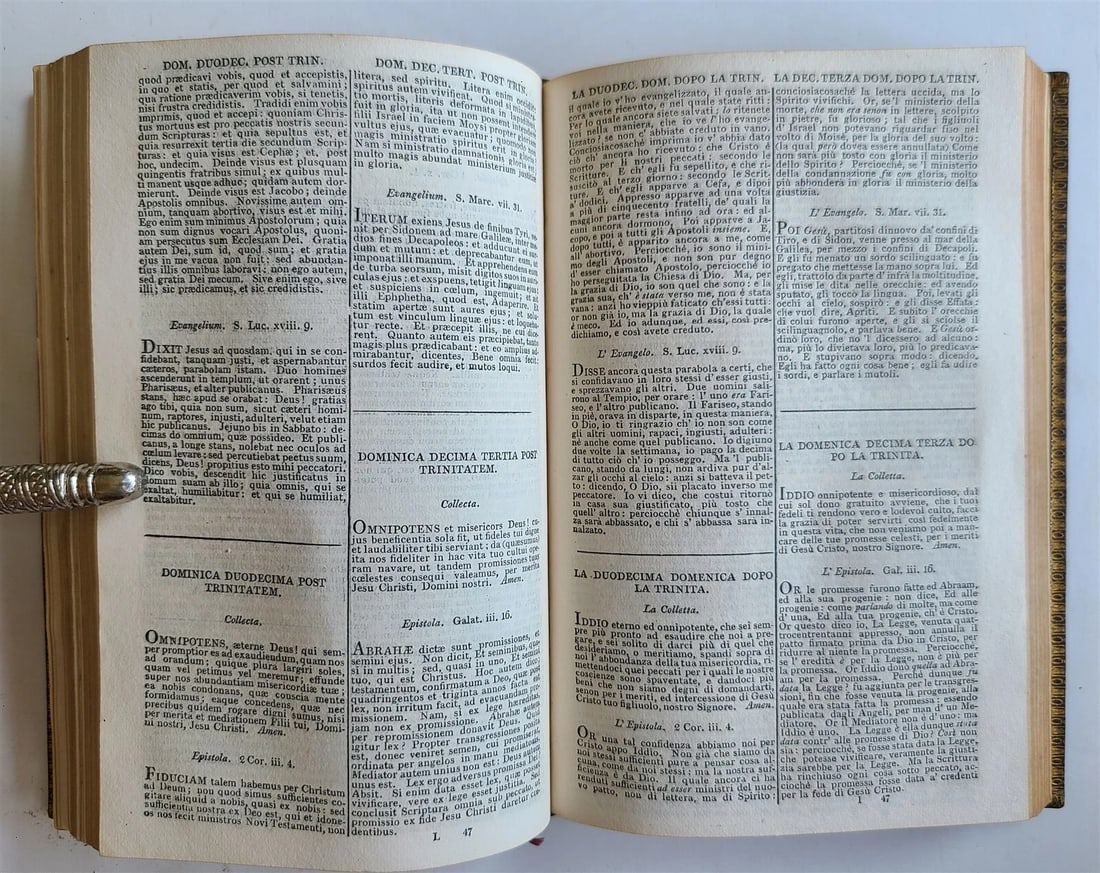 1821 LITURGIA BRITANNICA antique PRAYER BOOK UNITED CHURCH OF ENGLAND & IRELAND - 3