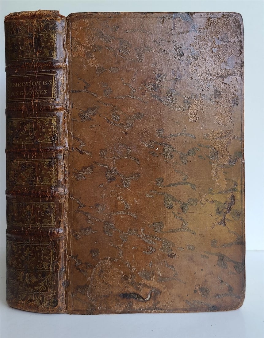 1769 ANECDOTES ANGLOISES antique FRENCH HISTORY of ENGLAND - 2