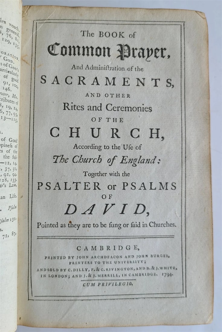 1801 DIRECTION for DEVOUT & DECENT BEHAVIOUR in PUBLIC WORSHIP of GOD antique - 4