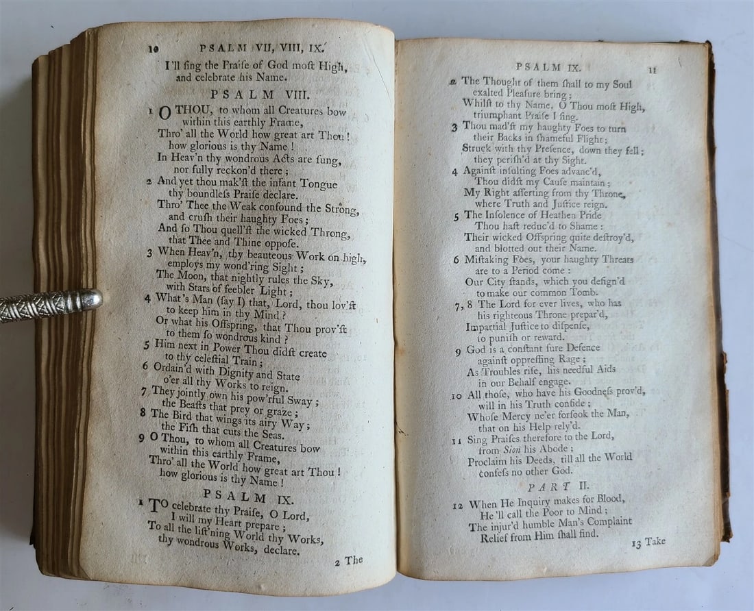 1801 DIRECTION for DEVOUT & DECENT BEHAVIOUR in PUBLIC WORSHIP of GOD antique - 7