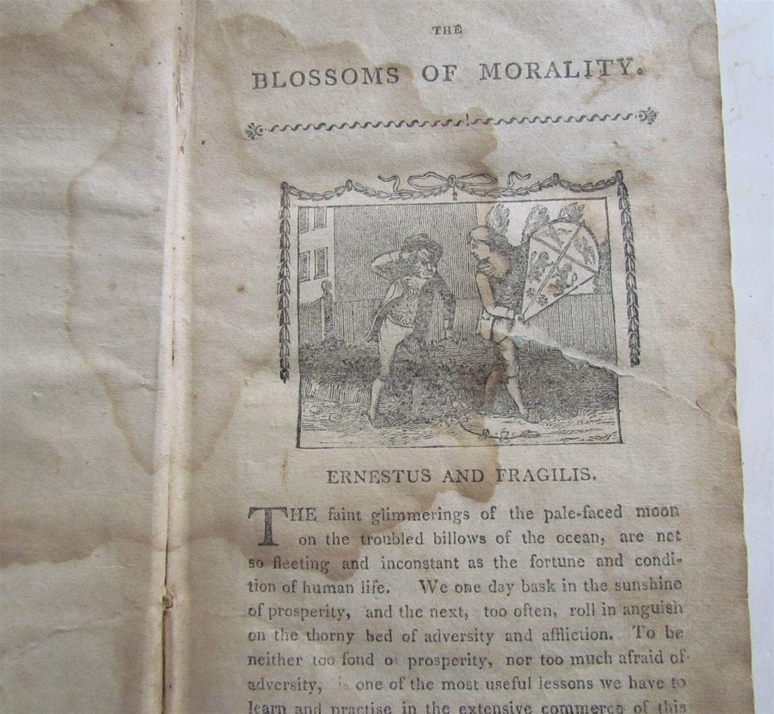 1810 BLOSSOMS of MORALITY antique PHILADELPHIA AMERICANA illustrated - 5