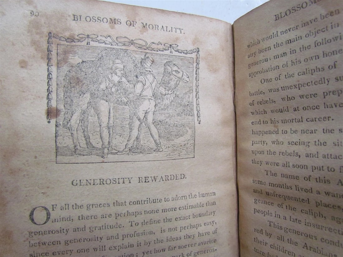 1810 BLOSSOMS of MORALITY antique PHILADELPHIA AMERICANA illustrated - 6