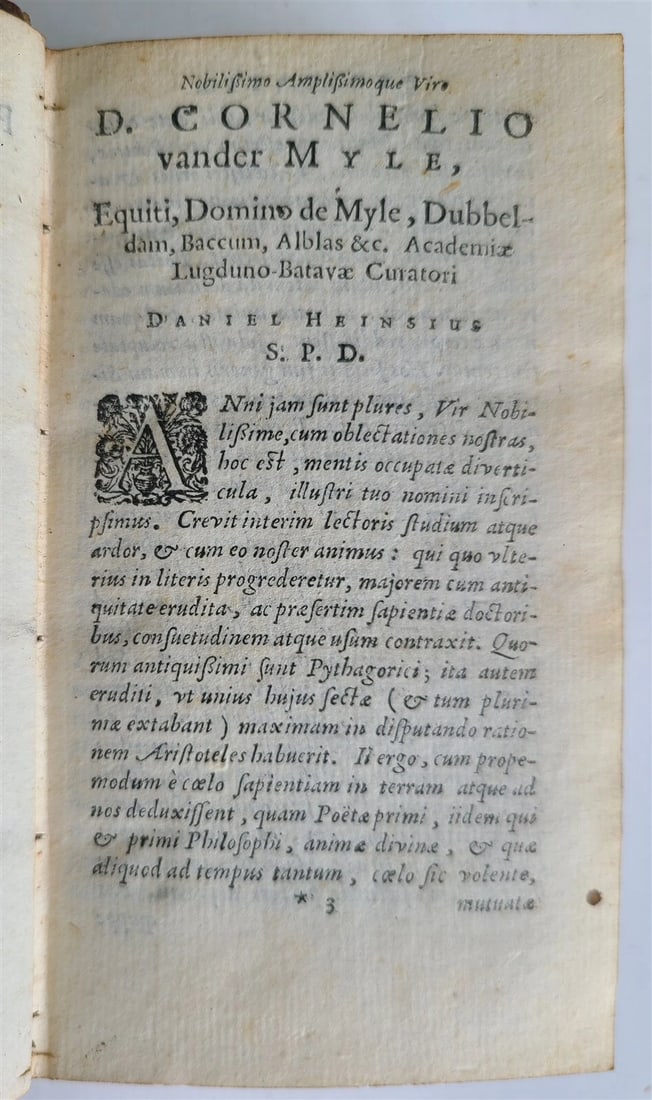 1649 POETRY LATIN & GREEK by Daniel Heinsius antique Poemata Latina et Graeca - 5