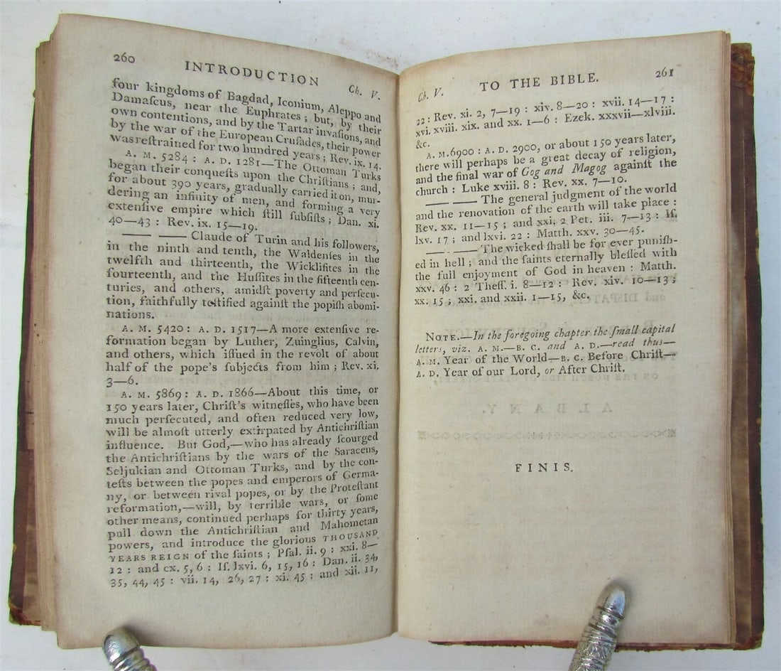 1793 INTRODUCTION to UNDERSTANDING OF ORACLES of GOD antique ALBANY AMERICANA - 4