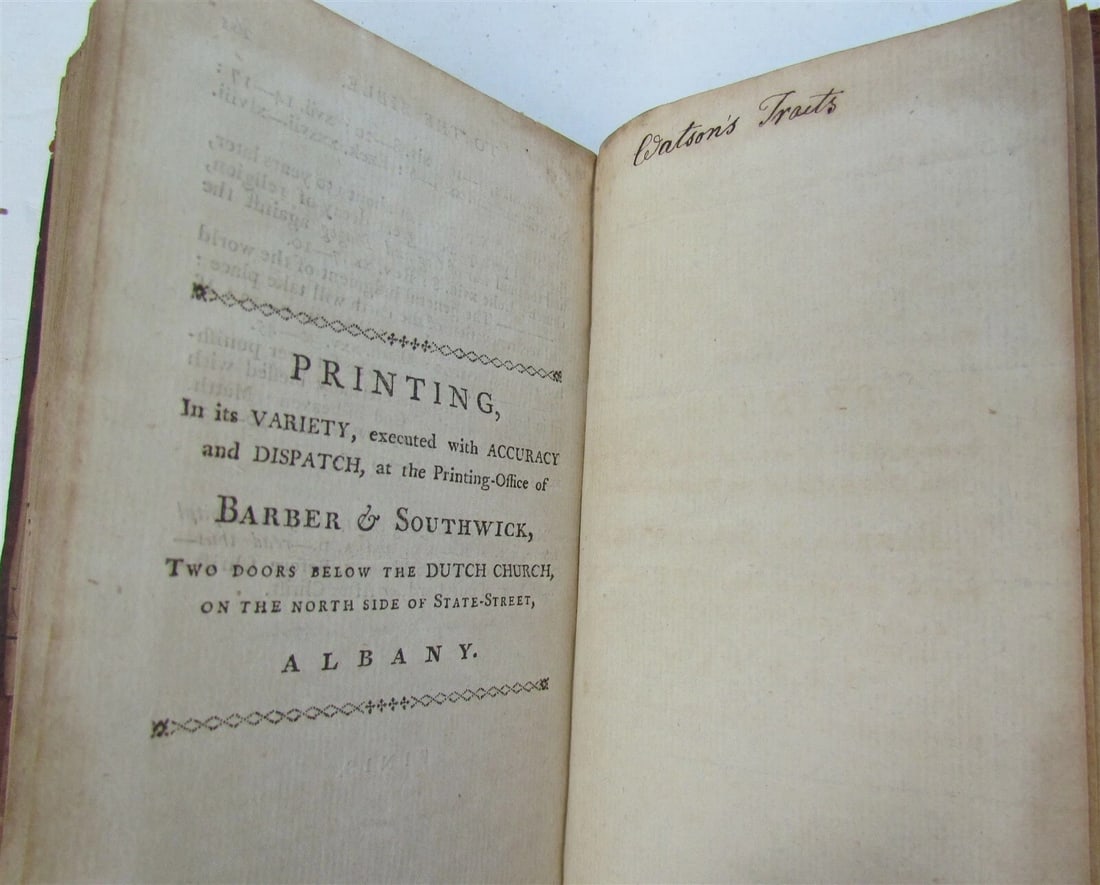 1793 INTRODUCTION to UNDERSTANDING OF ORACLES of GOD antique ALBANY AMERICANA - 6