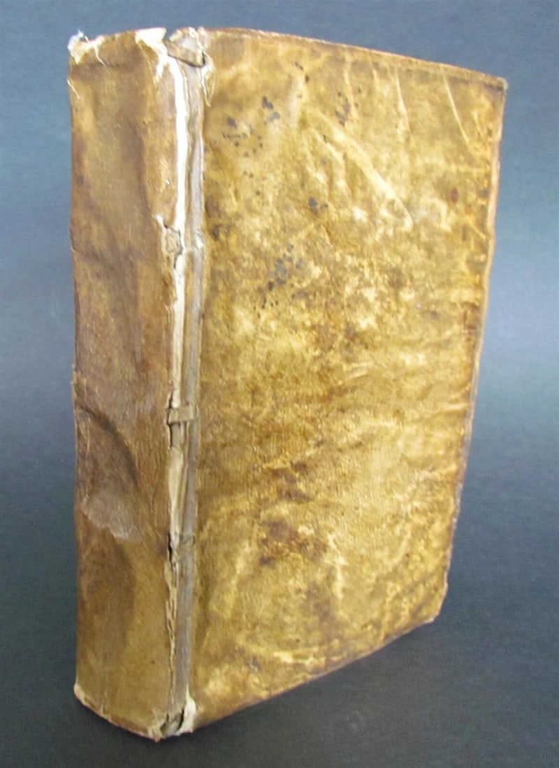 1732 ANTI-PAPIST WORK by Magyrus antique VELLUM Almanachs heiligen - 2