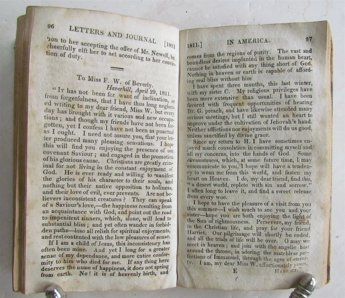 1830 SERMON PREACHED at HAVERHILL MASS by LEONARD WOODS antique AMERICANA - 3