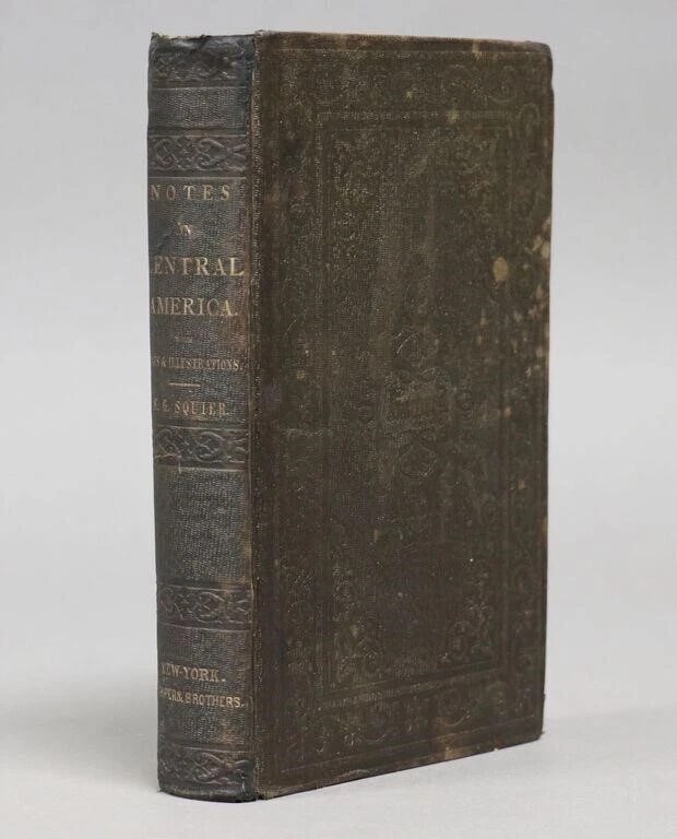 1855 NOTES ON CENTRAL AMERICA by E. G. Squier antique w/ MAPS - 2