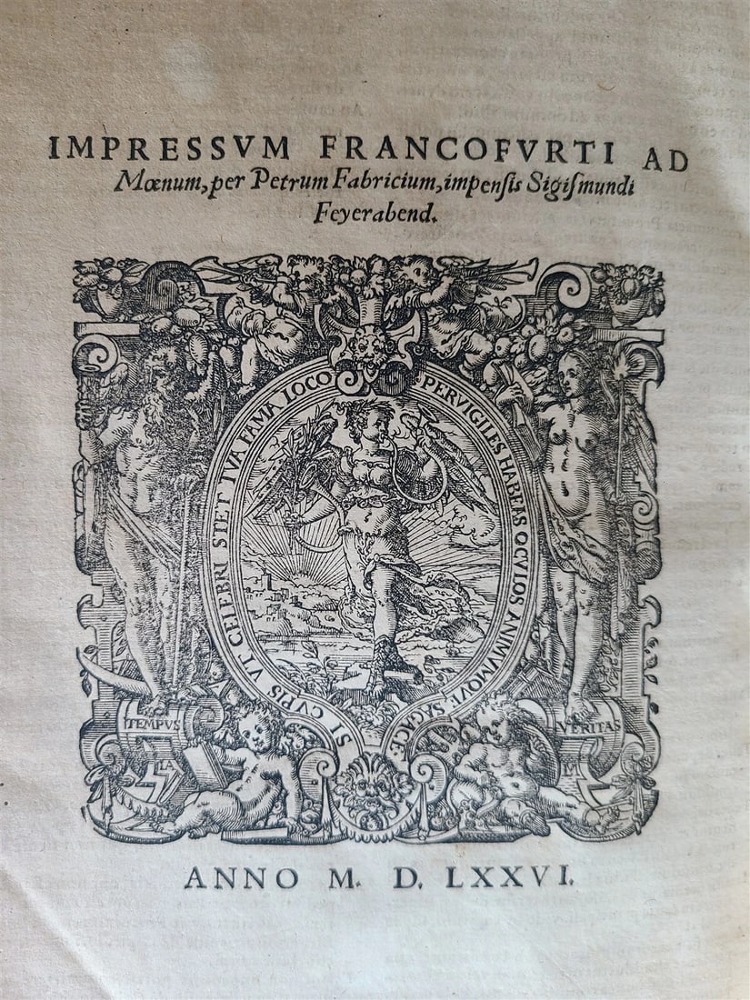 1569-1576 16th CENTURY LAW BOOK antique VELLUM BOUND FOLIO in LATIN - 19