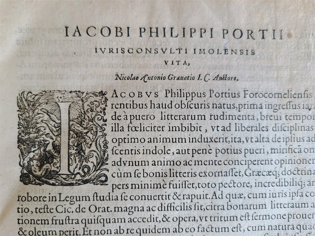 1569-1576 16th CENTURY LAW BOOK antique VELLUM BOUND FOLIO in LATIN - 8
