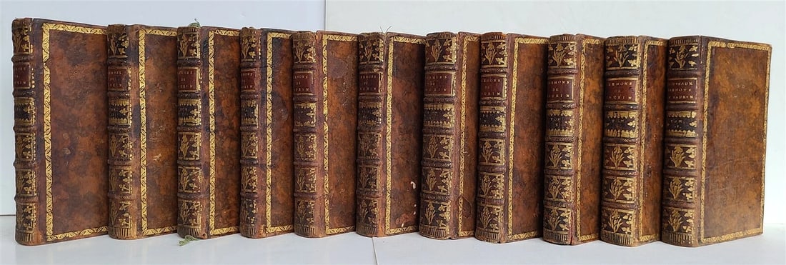 1748-1755 SERMONS by SAURIN 11 VOLUMES antique in FRENCH 18th CENTURY - 3