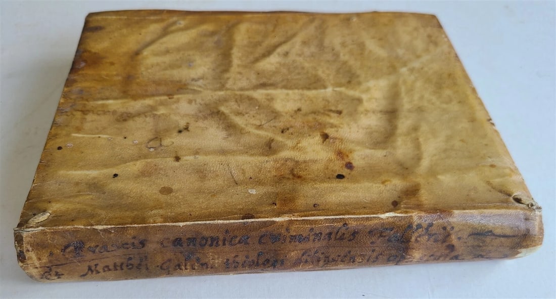 1561 ROMAN LAW CRIMINAL PRACTICE antique DOM. PETRI FOLLERII IURECONSULTI VELLUM - 3