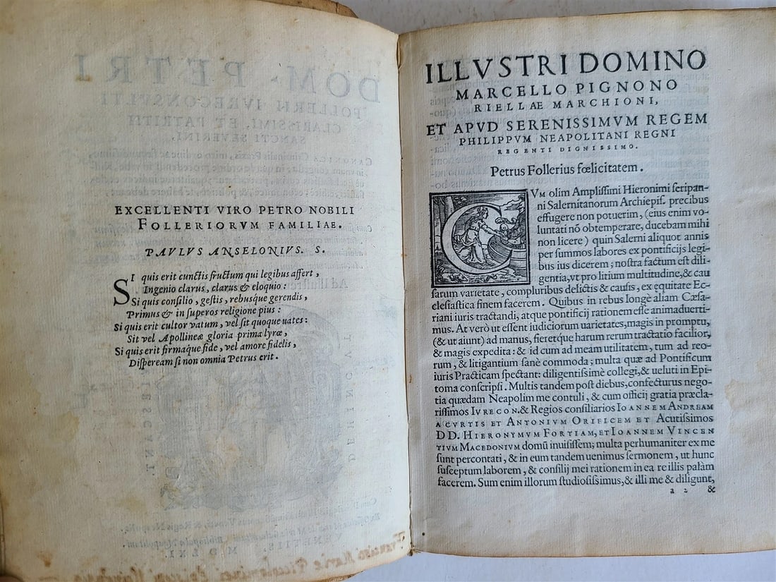 1561 ROMAN LAW CRIMINAL PRACTICE antique DOM. PETRI FOLLERII IURECONSULTI VELLUM - 6