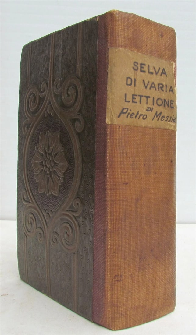 1585 Selva do Varia Lettione Pero Mexia ANTIQUE Science history people & animals - 2