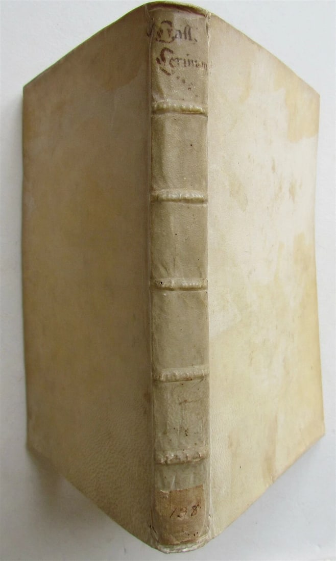 1582 PARIDIS CRASSI BONONIENSIS antique VELLUM BOUND 16th century - 2