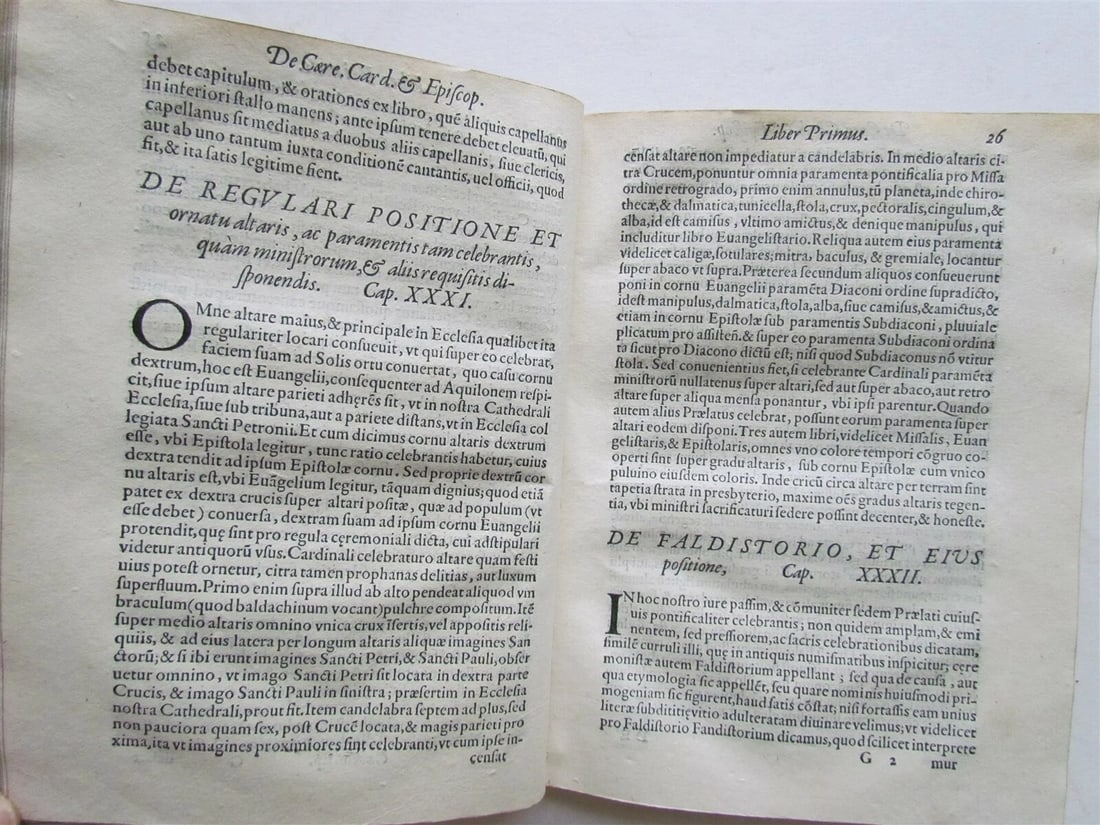 1582 PARIDIS CRASSI BONONIENSIS antique VELLUM BOUND 16th century - 5