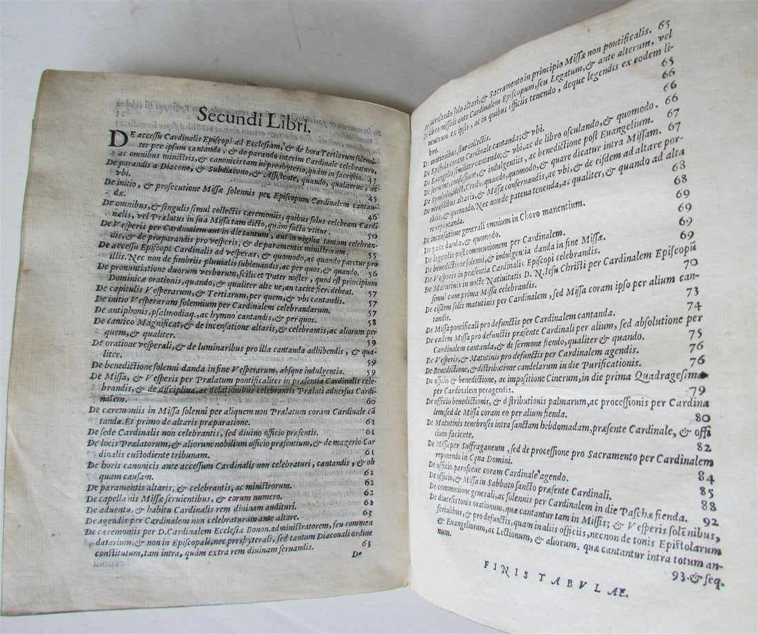 1582 PARIDIS CRASSI BONONIENSIS antique VELLUM BOUND 16th century - 6