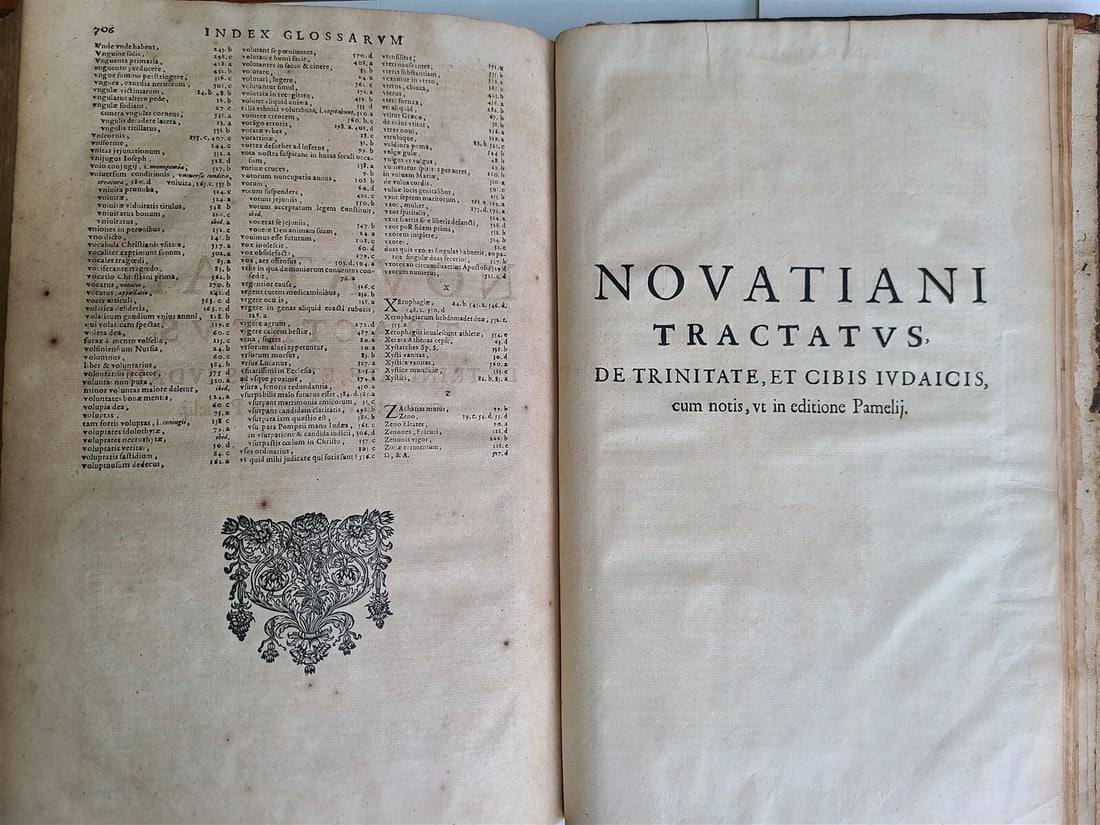 1664 OPERA AD VETUSTISSIMORUM EXEMPLARIUM FIDEM by TERTULLIAN Folio antique - 13