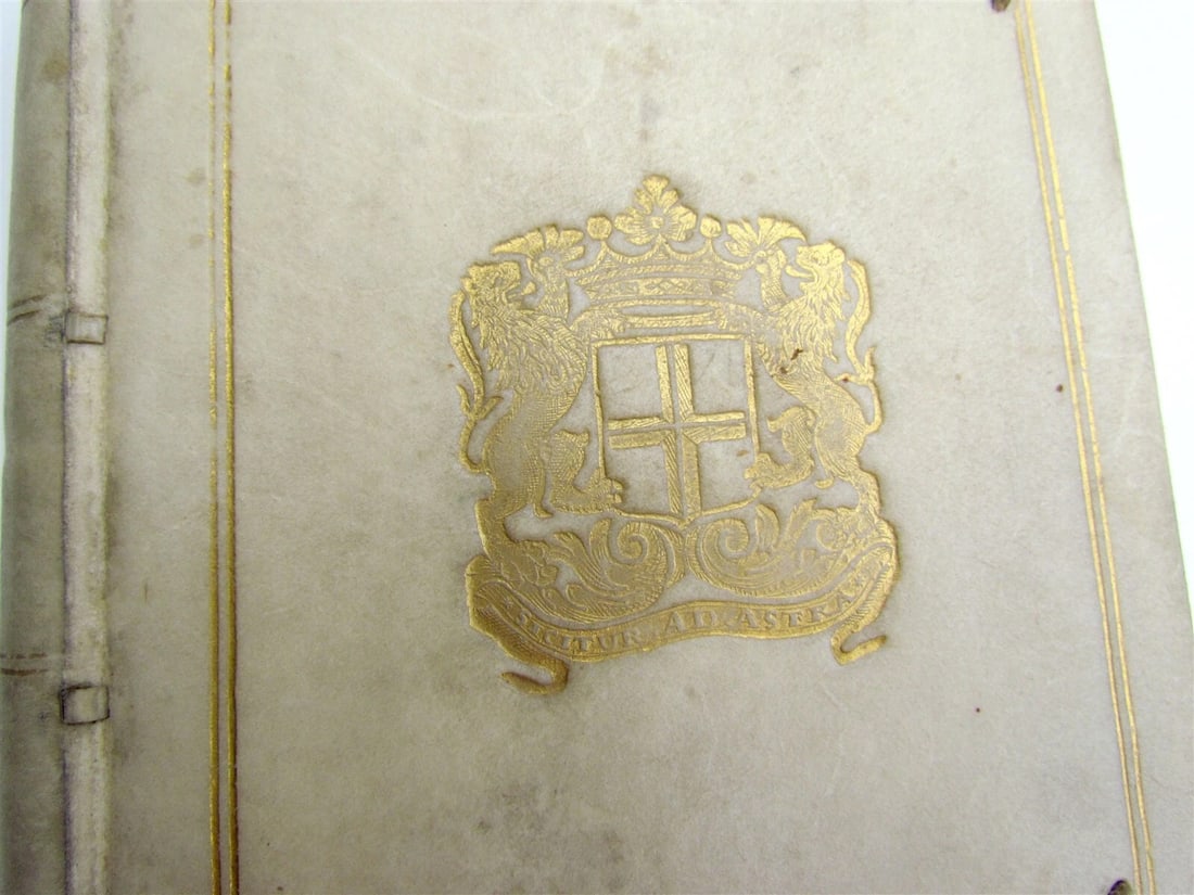 1732 TERENCE COMEDIES POETRY antique P Terentius Afer AMERSFOORT ARMORIAL VELLUM - 4
