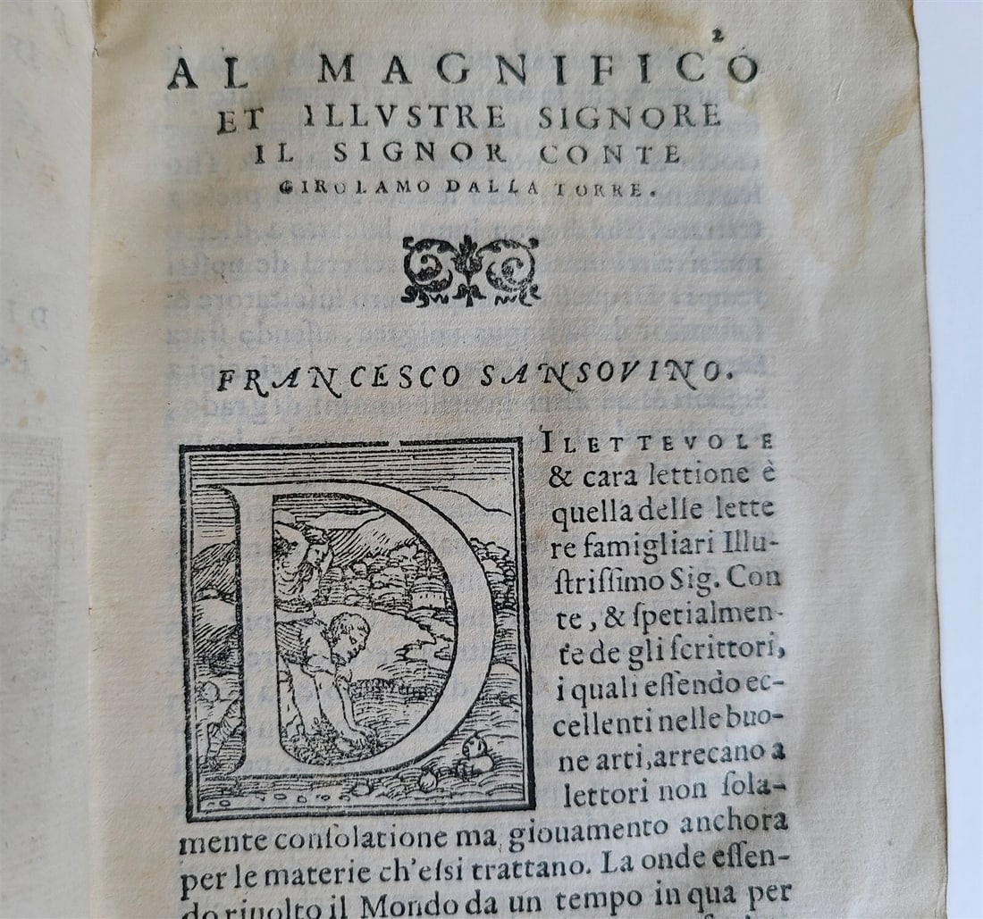 1564 PIETRO BEMBO Delle lettere a Sommi Pontefici antique VELLUM BINDING Italian - 3