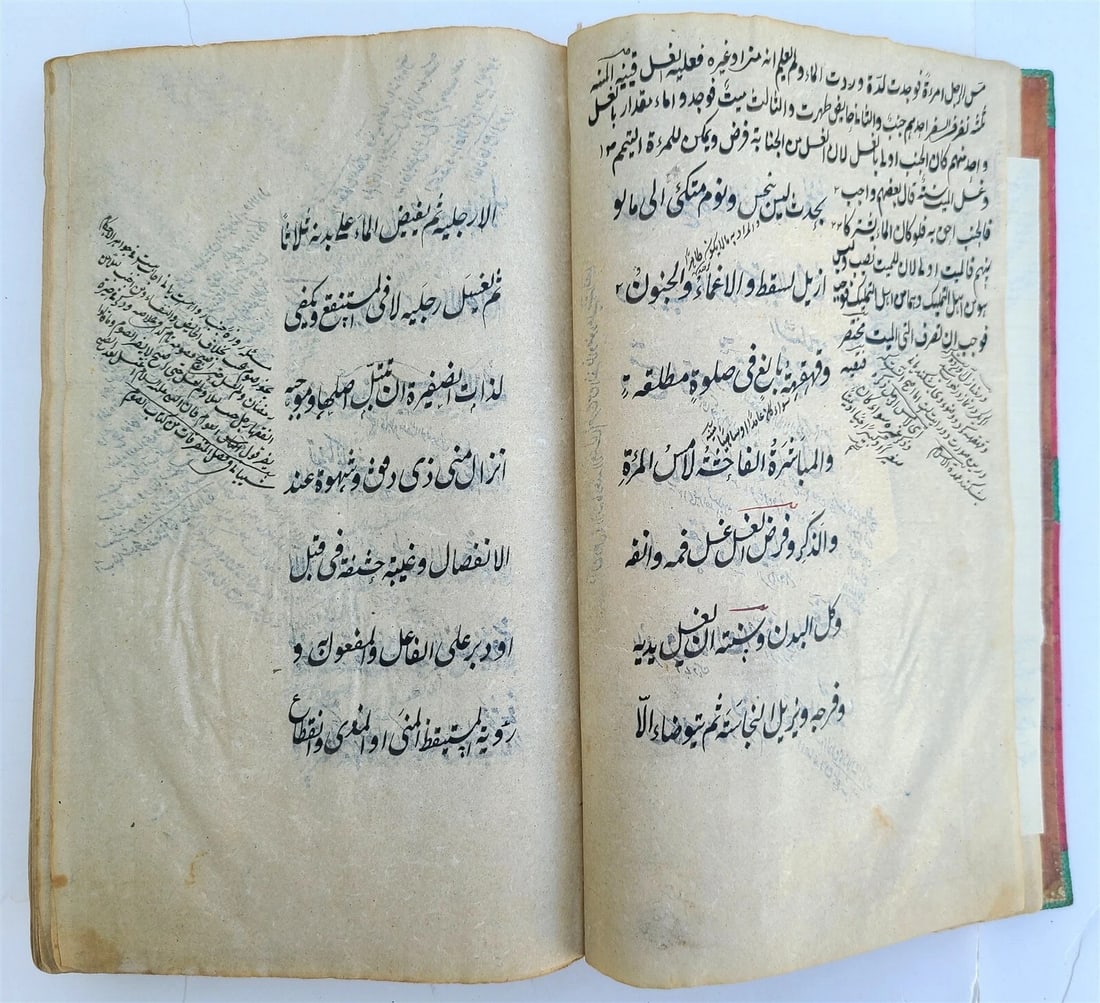 19th c. ARABIC MANUSCRIPT ISLAMIC LAW BOOK antique Mukhtasar al-Wiqayah SADR - 5