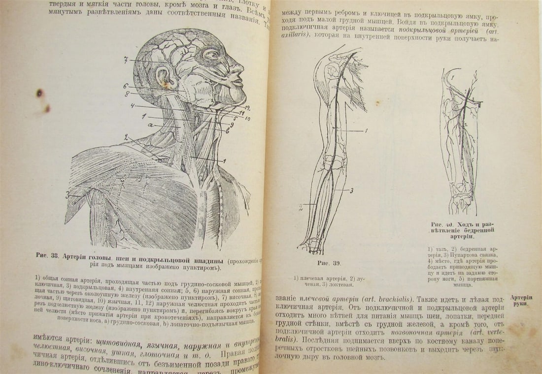 1916 RUSSIAN MEDICAL TEXTBOOK for MILITARY DOCTORS antique WWI ERA illustrated - 3