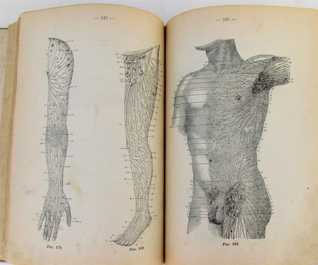 1916 RUSSIAN MEDICAL TEXTBOOK for MILITARY DOCTORS antique WWI ERA illustrated - 7