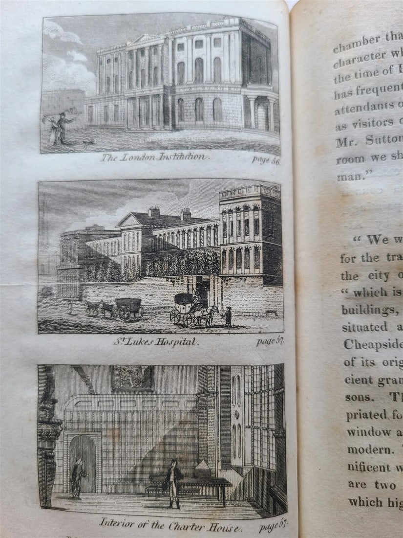 1818 A VISIT TO UNCLE WILLIAM in TOWN antique illustrated CHILDRENS BOOK - 10