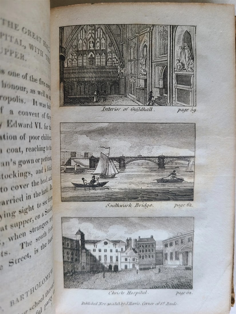 1818 A VISIT TO UNCLE WILLIAM in TOWN antique illustrated CHILDRENS BOOK - 11